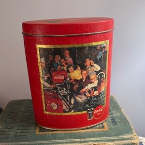 Vintage Coca-Cola Red Collectible Tin